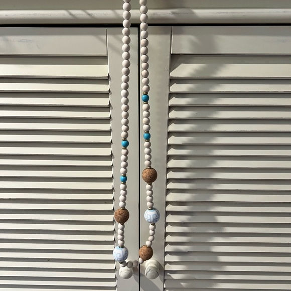 Boho Beaded Necklace with Turquoise Accents - Picture 2 of 4